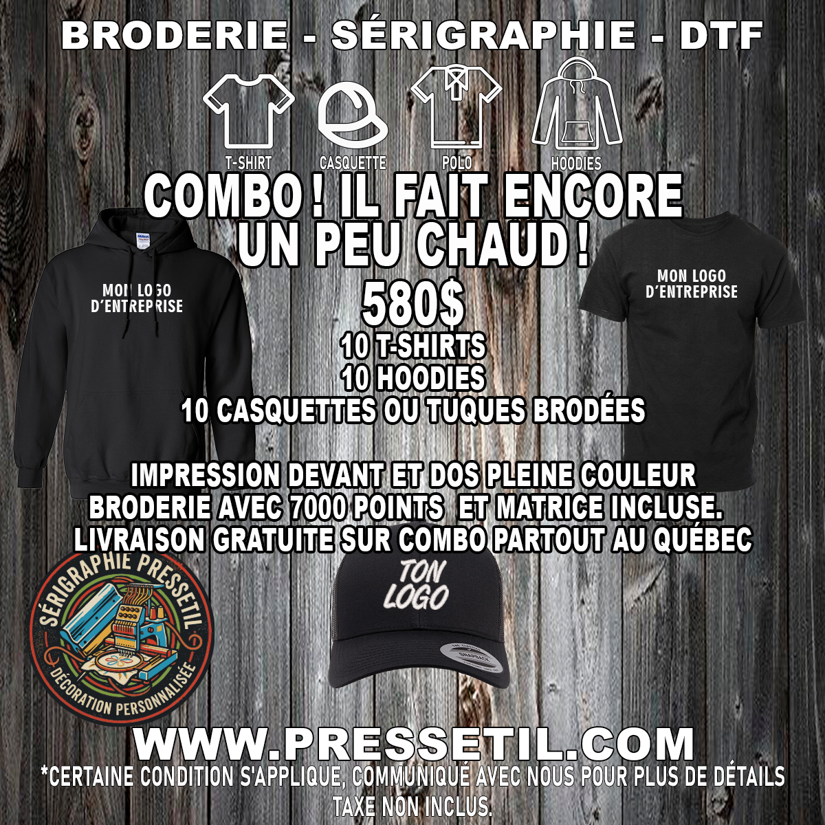 Combo ! Il fait encore un peu chaud !